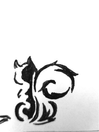 Татуировка белки эскиз