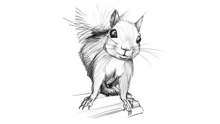 Белка эскиз