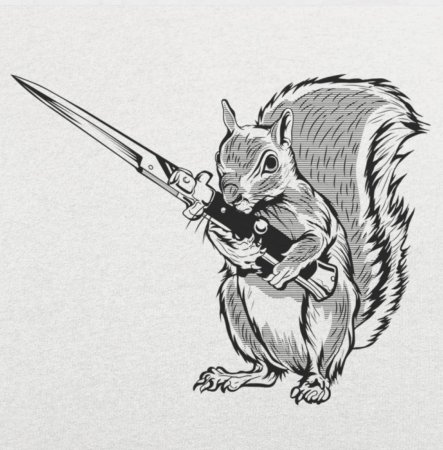 Эскизы тату белок