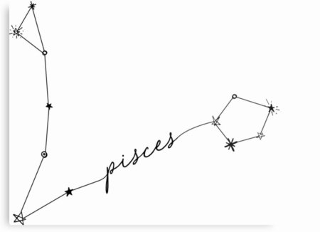 Созвездие рыбы тату эскиз