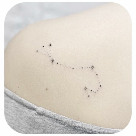 Татуировка Созвездие скорпиона