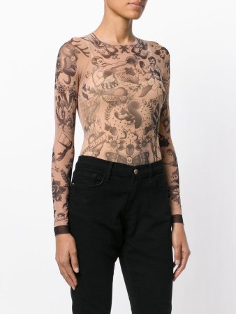 Водолазка с принтом