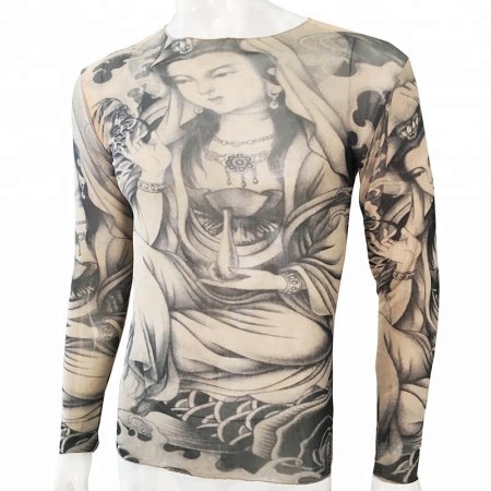 Футболка с тату принтом