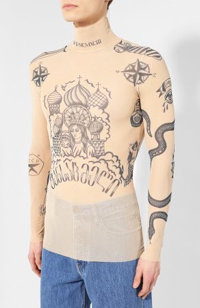 Лонгслив мужской с принтом