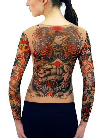 Футболка с татуировками