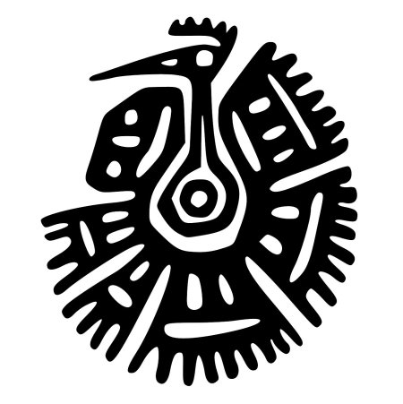 Птица Ацтекский Майя символ