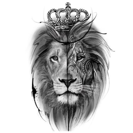 Татуировки с изображением льва