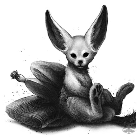 Тату фенек лиса эскизы