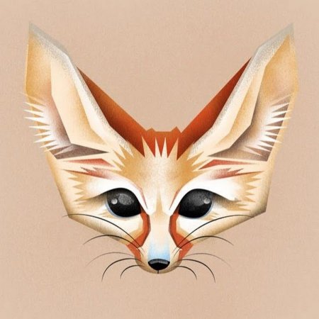 Fennec Fox иллюстрация