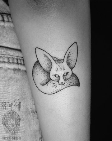 Фенек тату