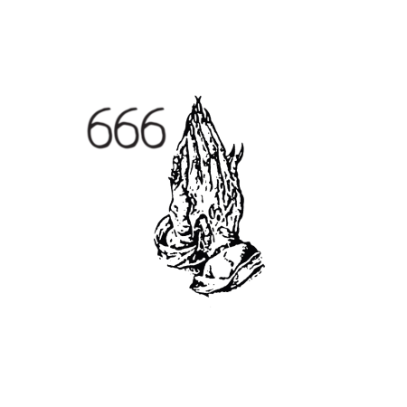 Тату 666 эскизы