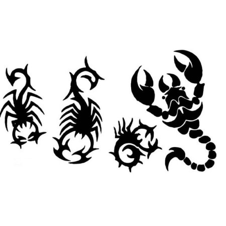 Переводные тату Скорпион