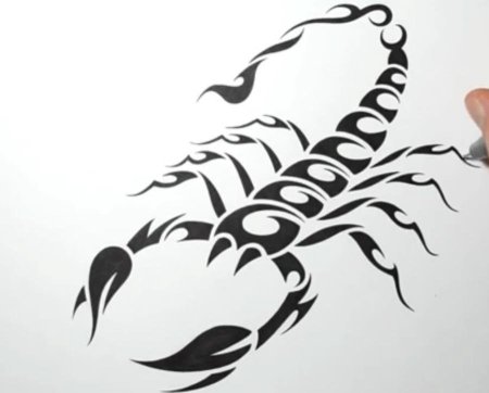 Тату на бумаге