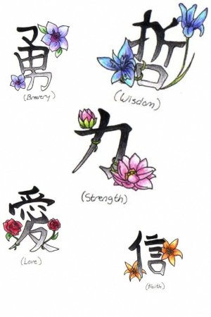 Бусидо иероглиф Самурай