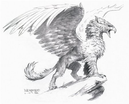 Эскизы фантастических существ
