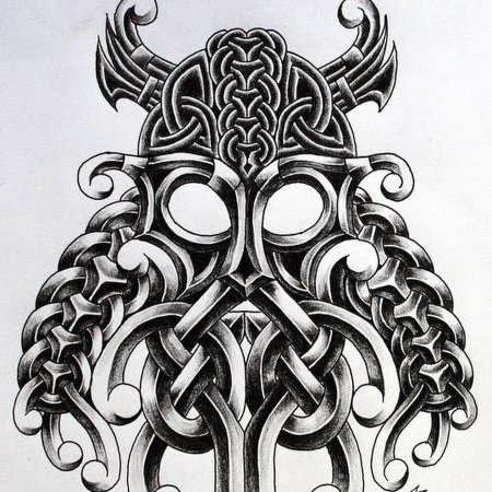 Кельтский Викинг эскиз