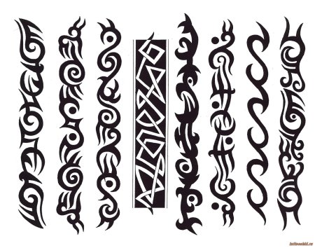 Кельтские узоры трайбл