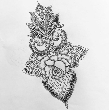 Кружева эскиз