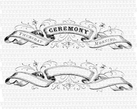 Тату лента с надписью