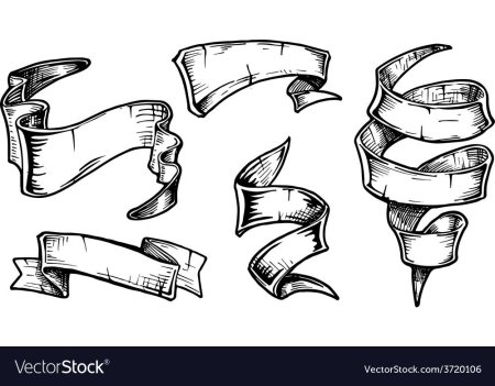 Ленточка эскиз