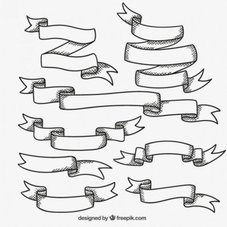 Ленточка эскиз