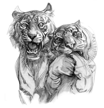 Тату эскизы животные