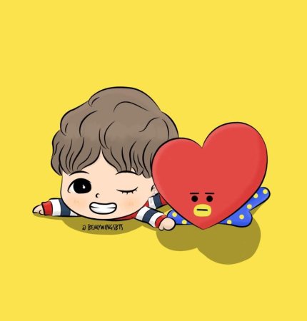 Тата и Чимин bt21