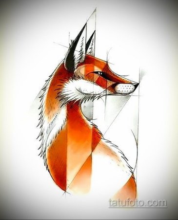 Стилизованная лиса