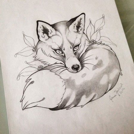 Лисенок эскиз