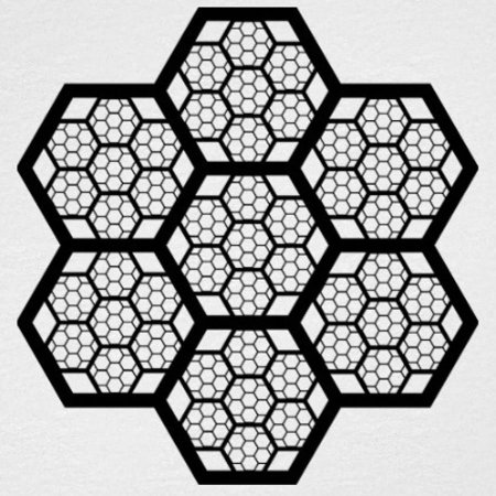 Орнамент из шестигранников
