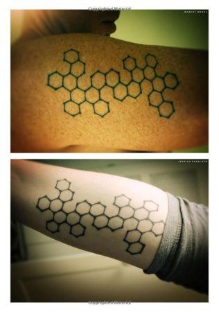 Небольшая тату соты