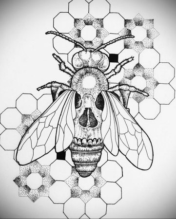 Пчела стилизация