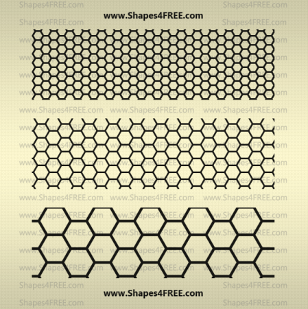 Эскиз тату браслеты шестиугольники