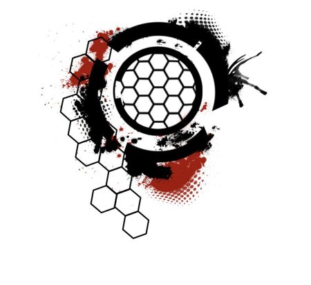 Треш полька эскизы соты