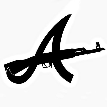 Тату автомат Калашникова эскизы