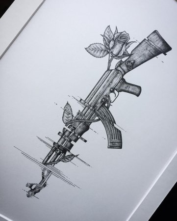 Ствол эскиз