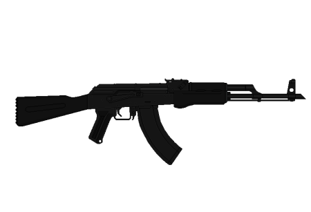 Автомат Калашникова АК-47 чёрный