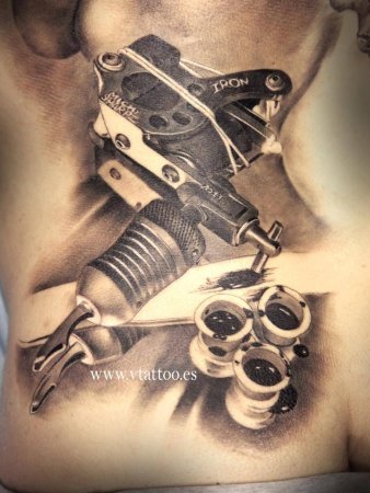 Стилизованная тату машинка