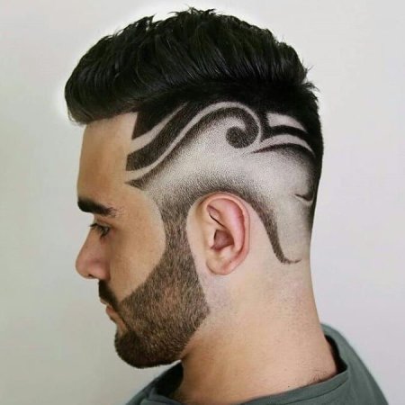 Узорные мужские стрижки
