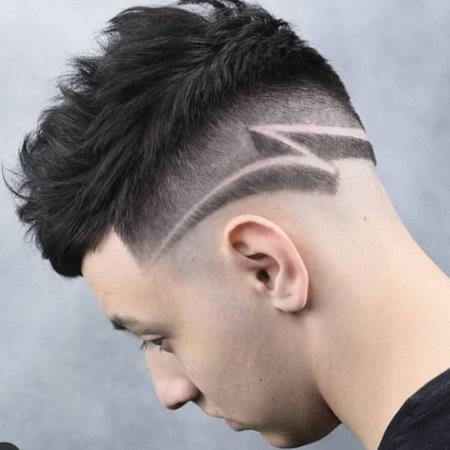 Хаер тату на андеркат