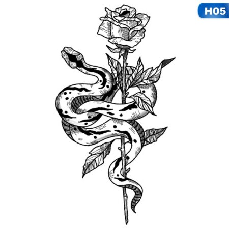 Змея обвивает кинжал