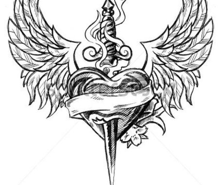 Кинжал в цветах