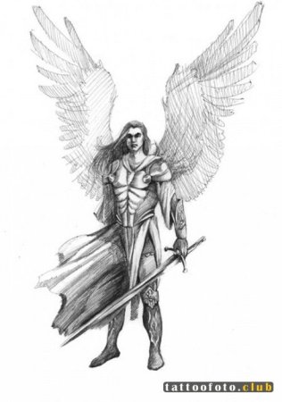 Архангел Михаил эскиз