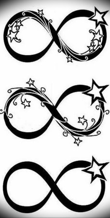 Тату бесконечность на запястье эскизы