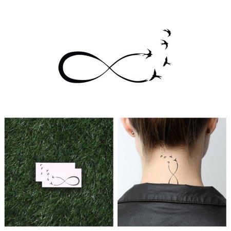 Знак бесконечности тату эскиз