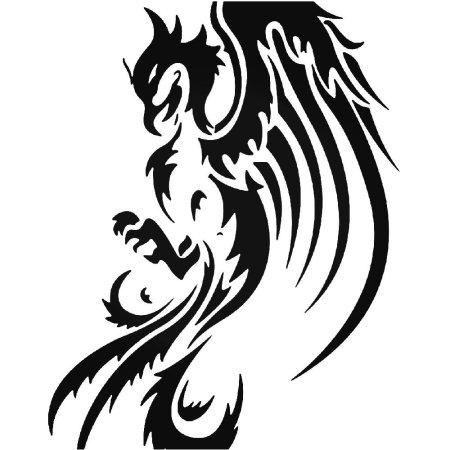 Тату Феникс трайбл