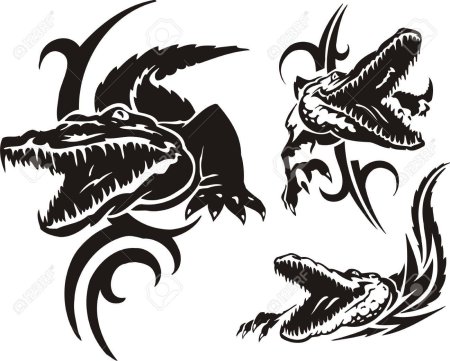 Тату крокодил