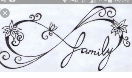 Тату знак бесконечности