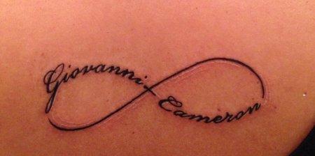 Тату связанное с детьми