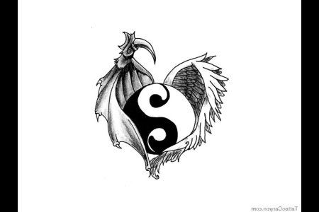 Татуировка Инь Янь эскизы